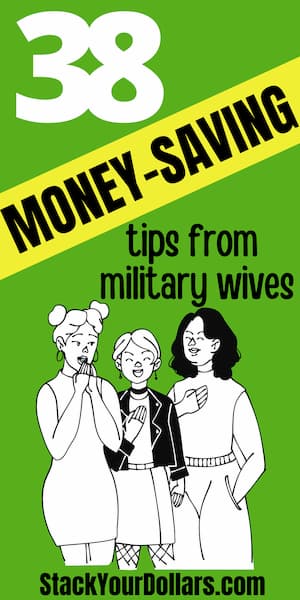 Saving Money In The Military Tips By Military Wives - Pin