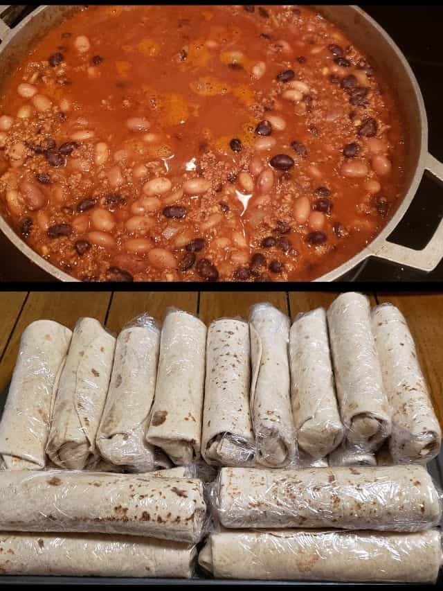 Homemade Frozen Burritos Story