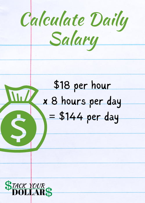 How to calculate daily salary