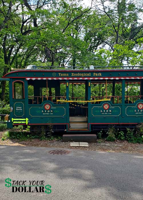 Train at Tama Zoo